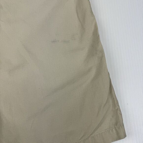 Calvin Klein Jeans Cropped Pants Cream Beige Khaki Cotton Size 12 - Picture 7 of 12